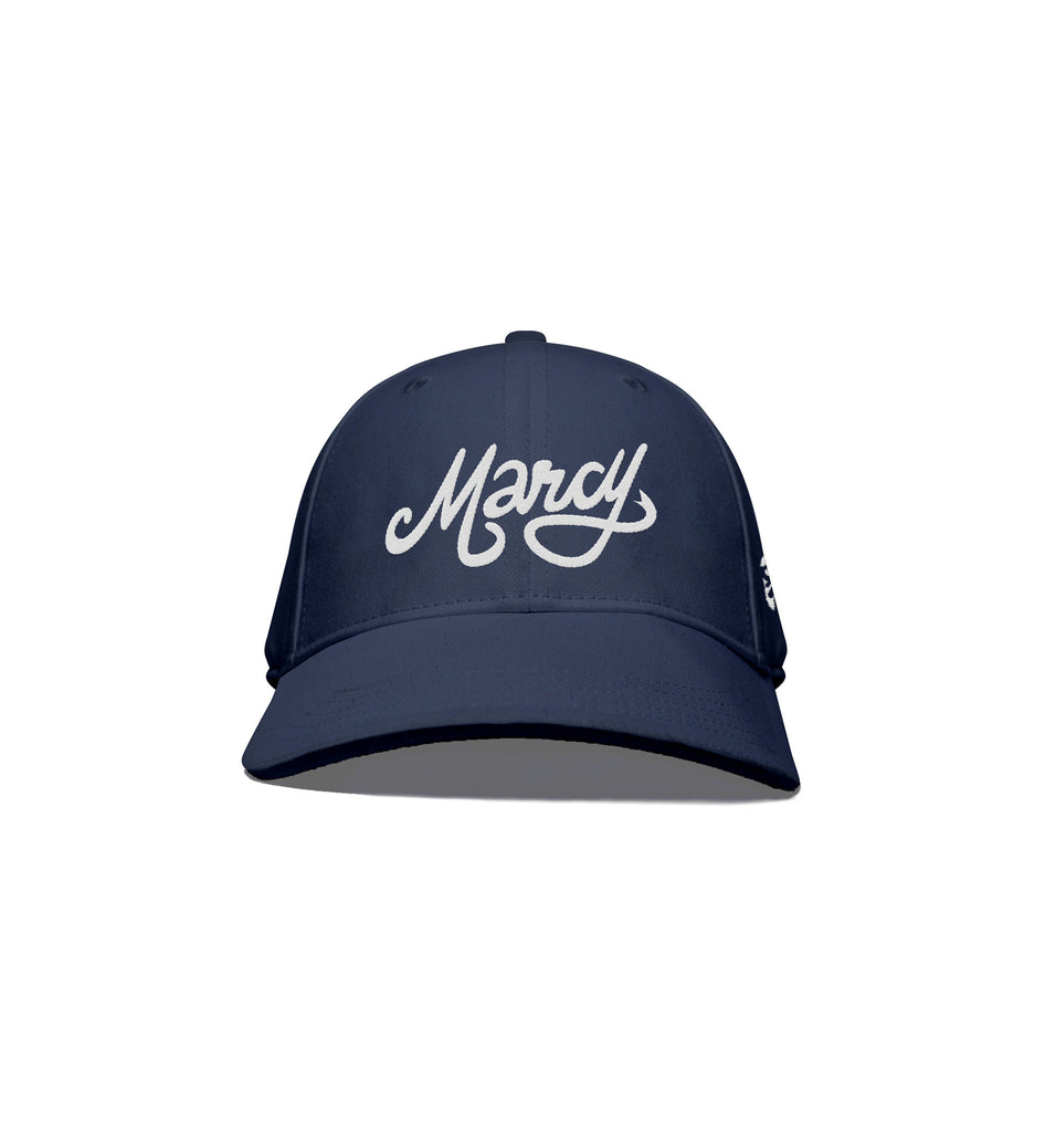 Marcy classic hat on navy