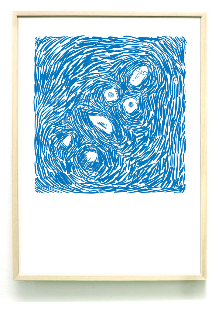 Floating points - A2 RISO print