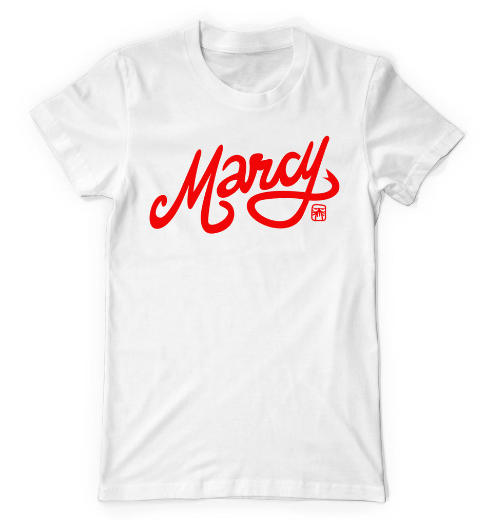 Marcy basic red on white